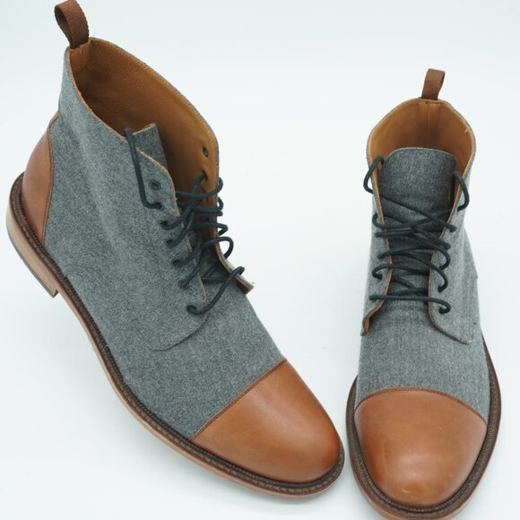 THE JACK BOOT IN GREY/BROWN Taft The Jack Boot in Grey/Brown 8 / EU41 main image 2